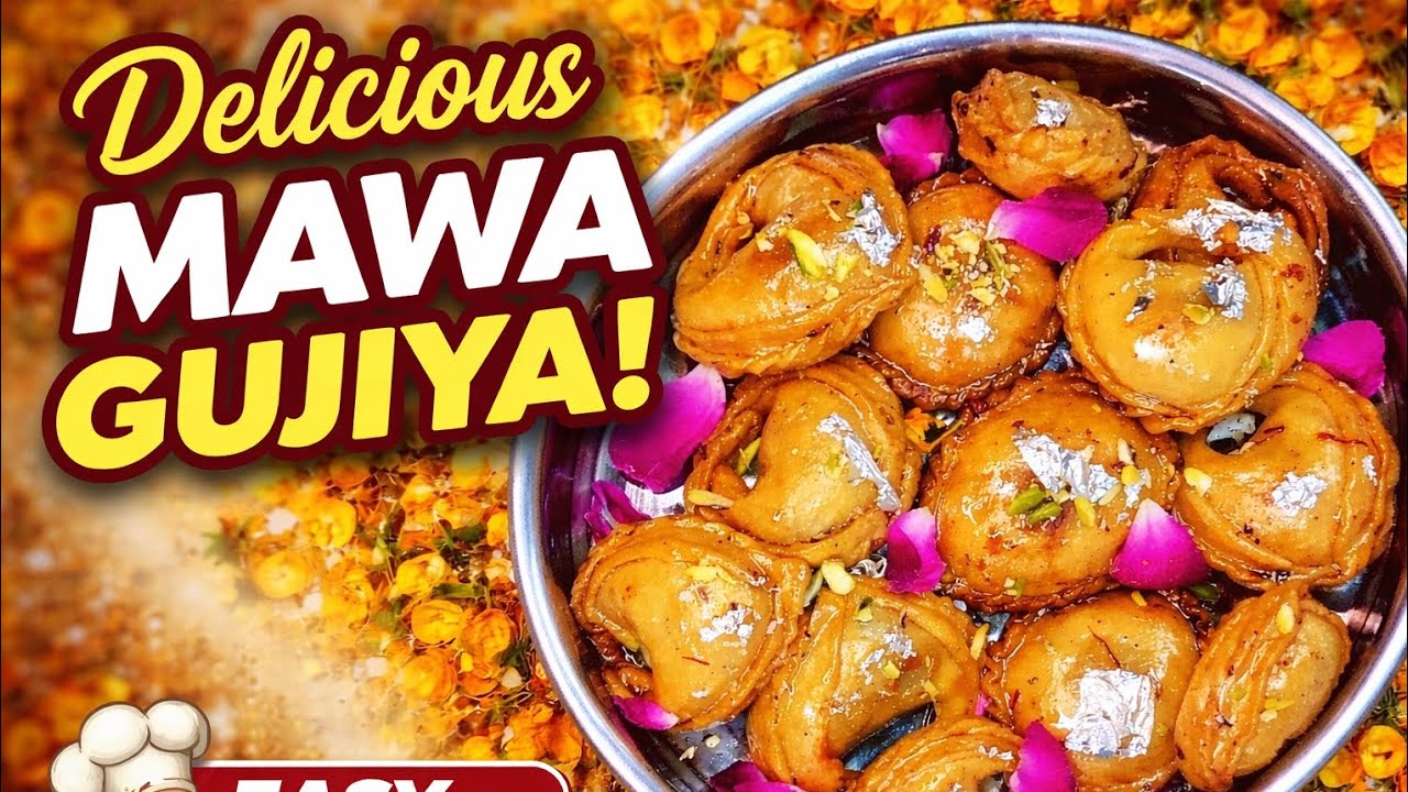 Traditional Mawa gujiya recipe | Halwai style mawa gujiya | Holi special mawa gujiya | 
