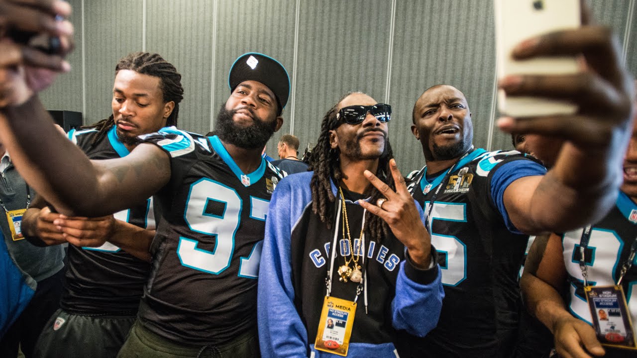 Snoop Dog Takes Over Panthers Media Day