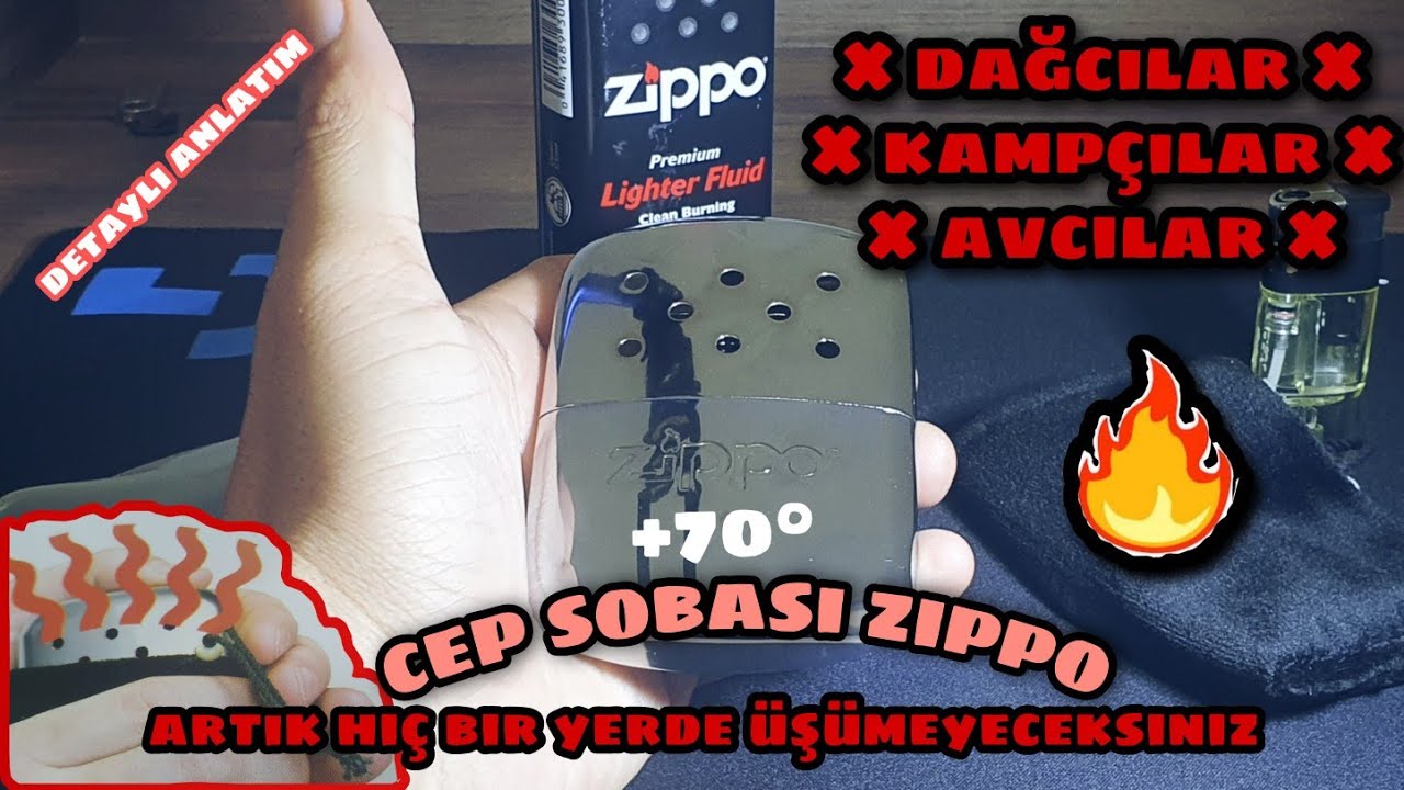 CEP SOBASI DETAYLI İNCELEME / ZİPPO / HAND WARMER REVİEW / CEBİNİZDE SOBA OLSUN /kamp başlangıç 1