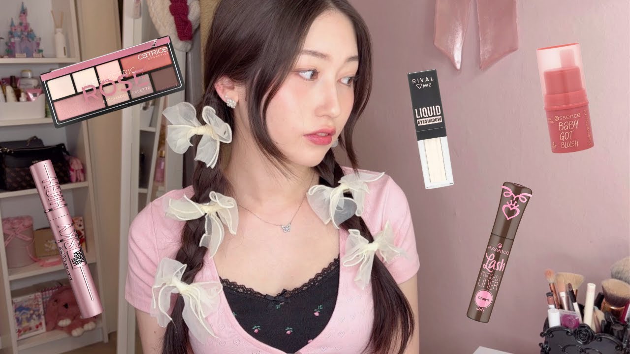 Song Jia‘s Makeup nur mit Drogerieprodukten🇩🇪🎀🍓 Korean Style Make-up / elliuno