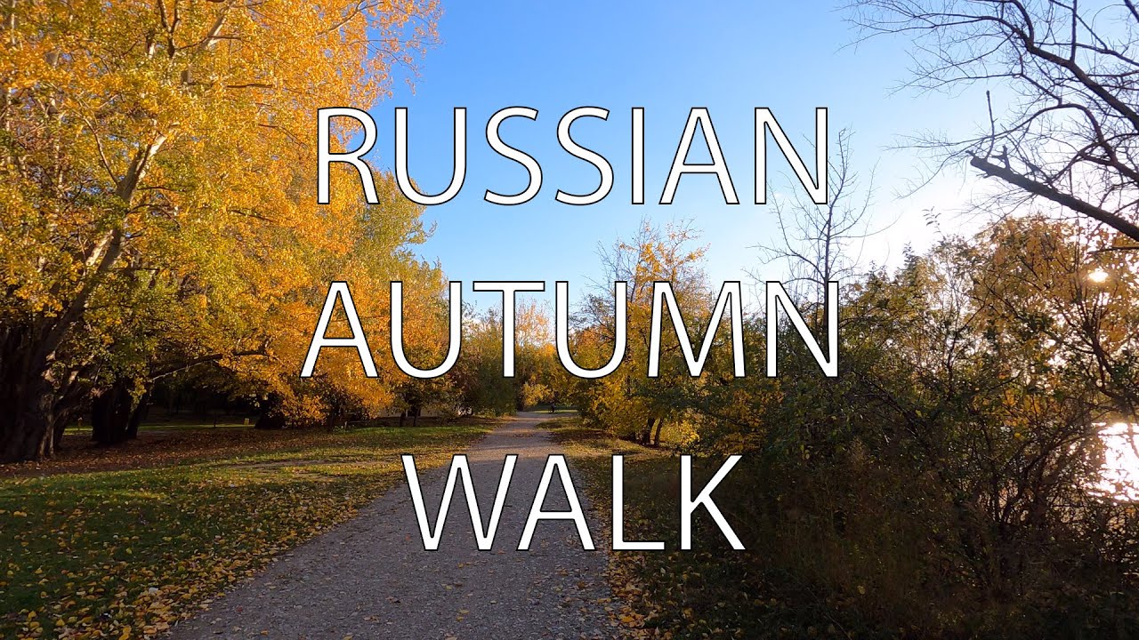 [4K/60FPS] Russian Autumn 1 HOUR WALK