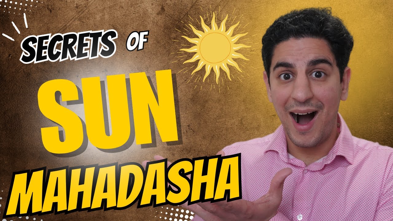 Sun Mahadasha in Vedic Astrology