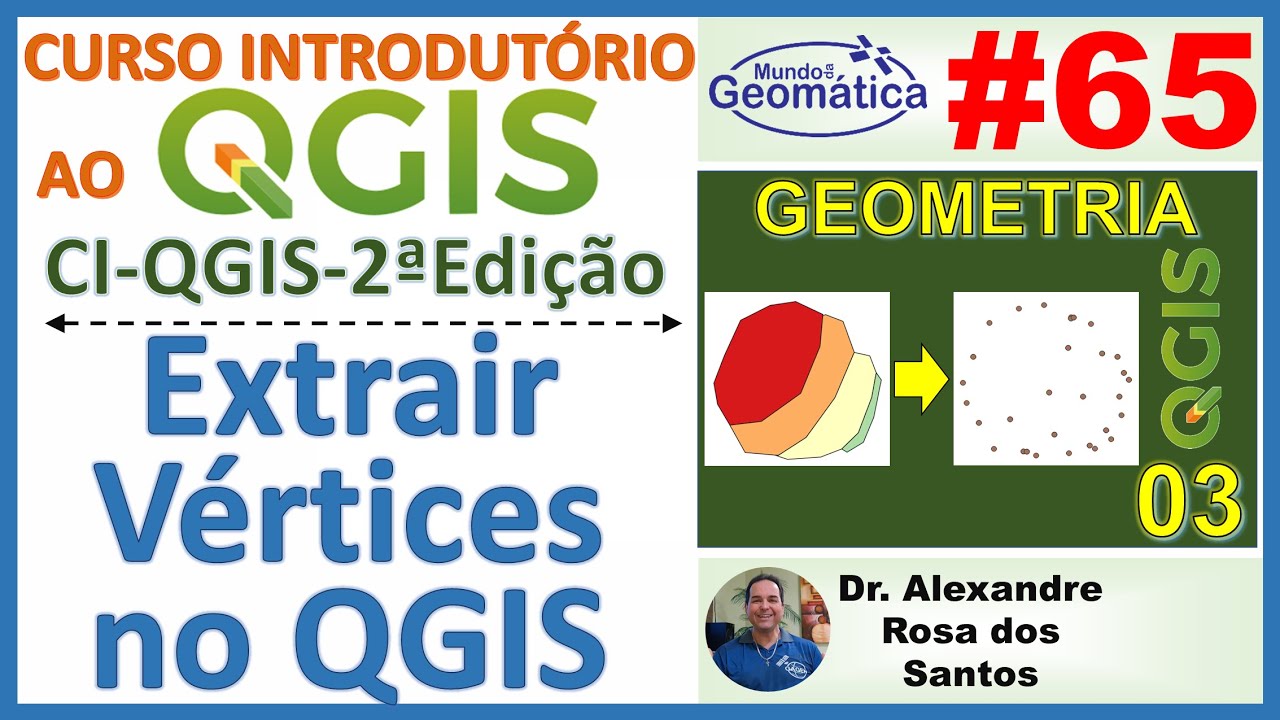 Aula 65 - Extrair Vértices no QGIS.