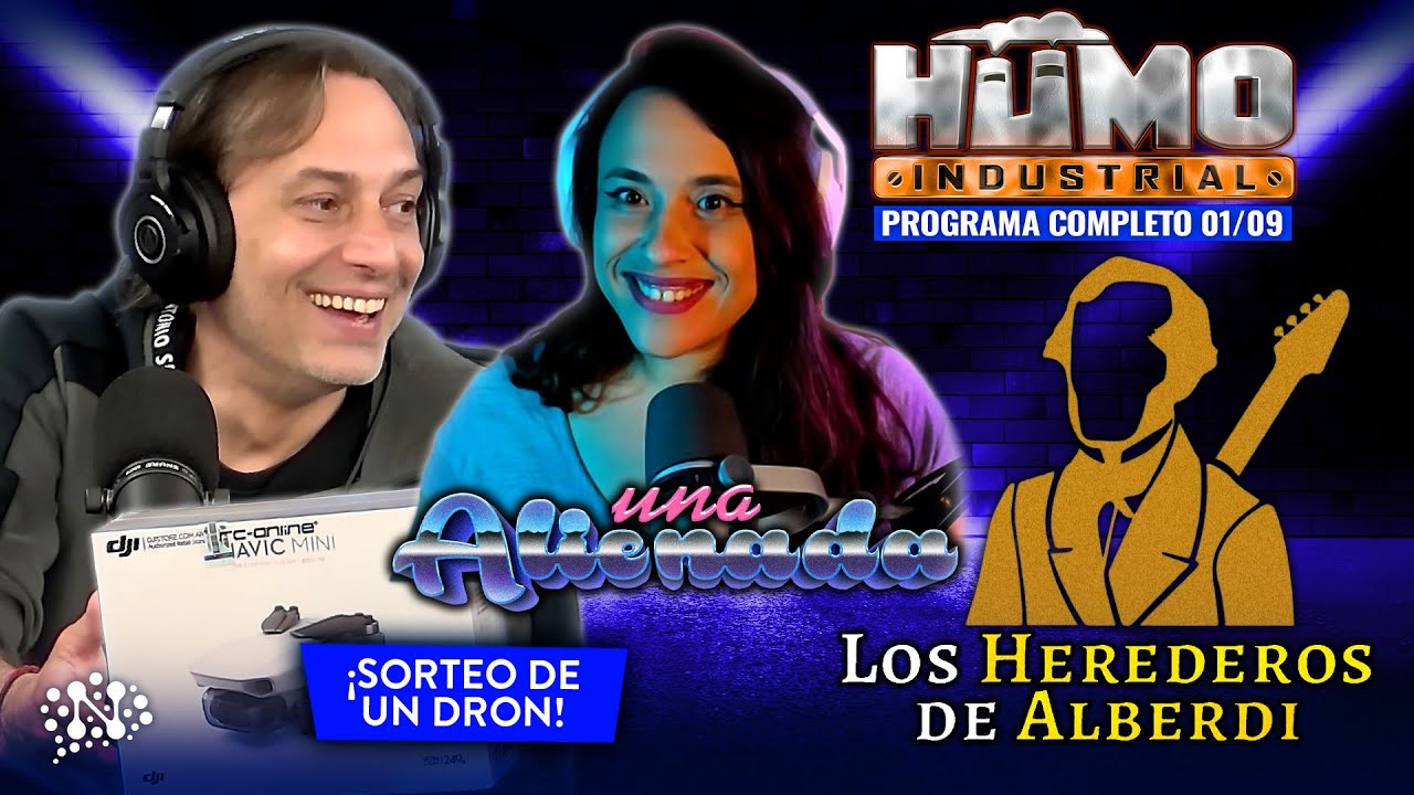 @UnaAlienada y @losherederosdealberdi en Humo Industrial - 01/09