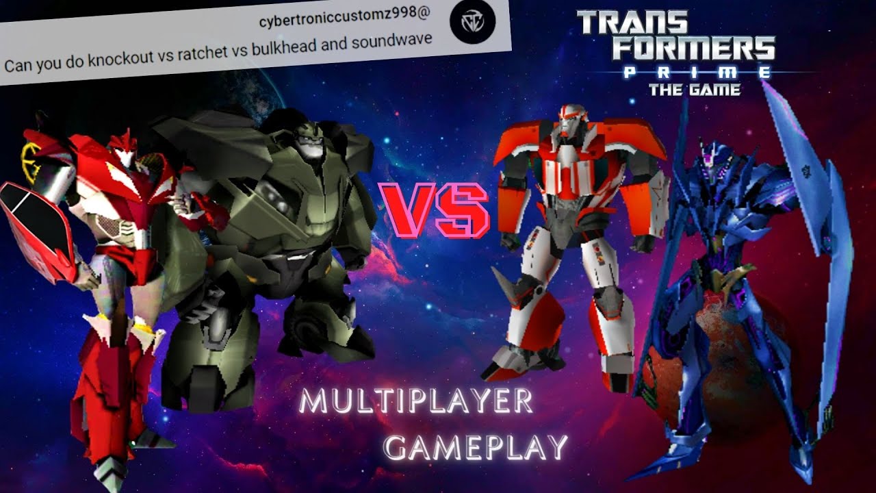 Knockout Vs Ratchet, Bulkhead, Soundwave | Transformers Prime The Game (Brawl Tournament) Pt.414
