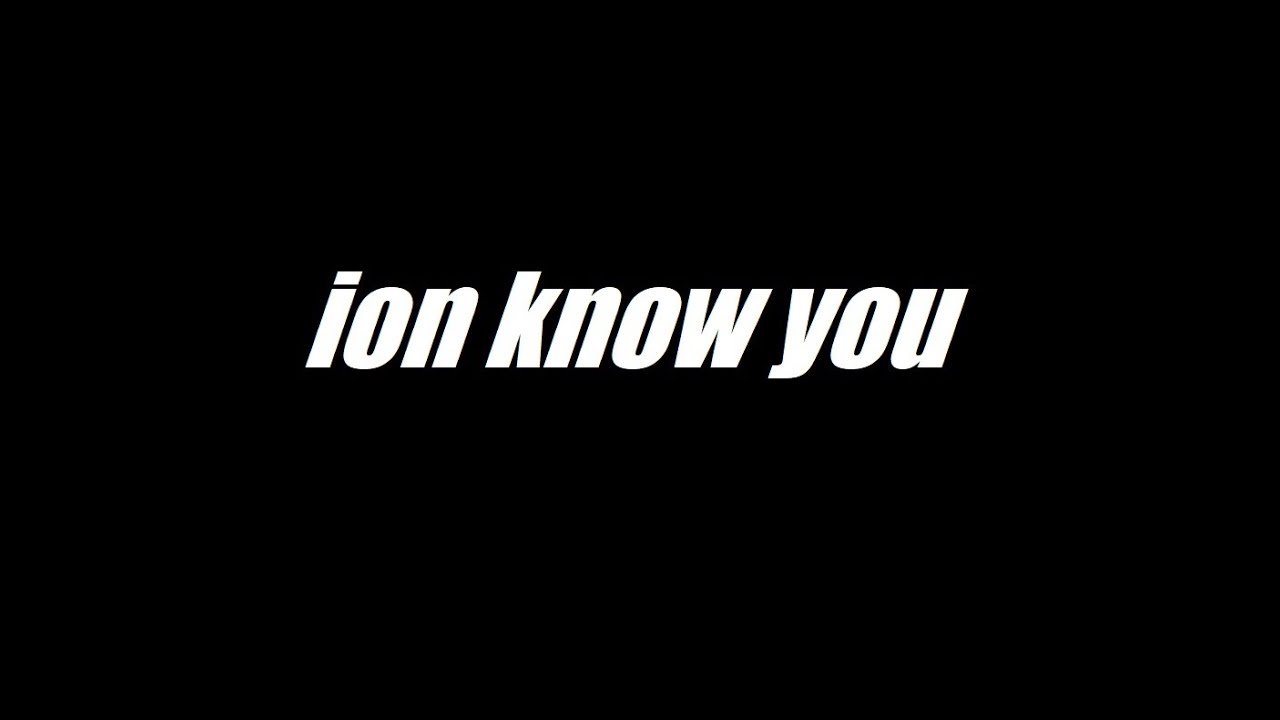 southsidesilhouette seventhirtyatmorning type beat - ion know you! (@1shelbybaby)