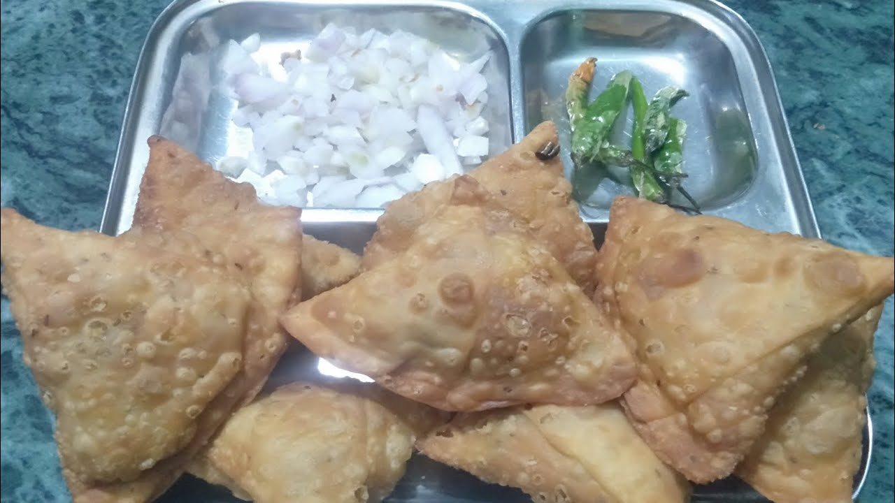 बाजार जैसे टेस्टी समोसे घर पर आसानी सेबनाएं😋😋😋