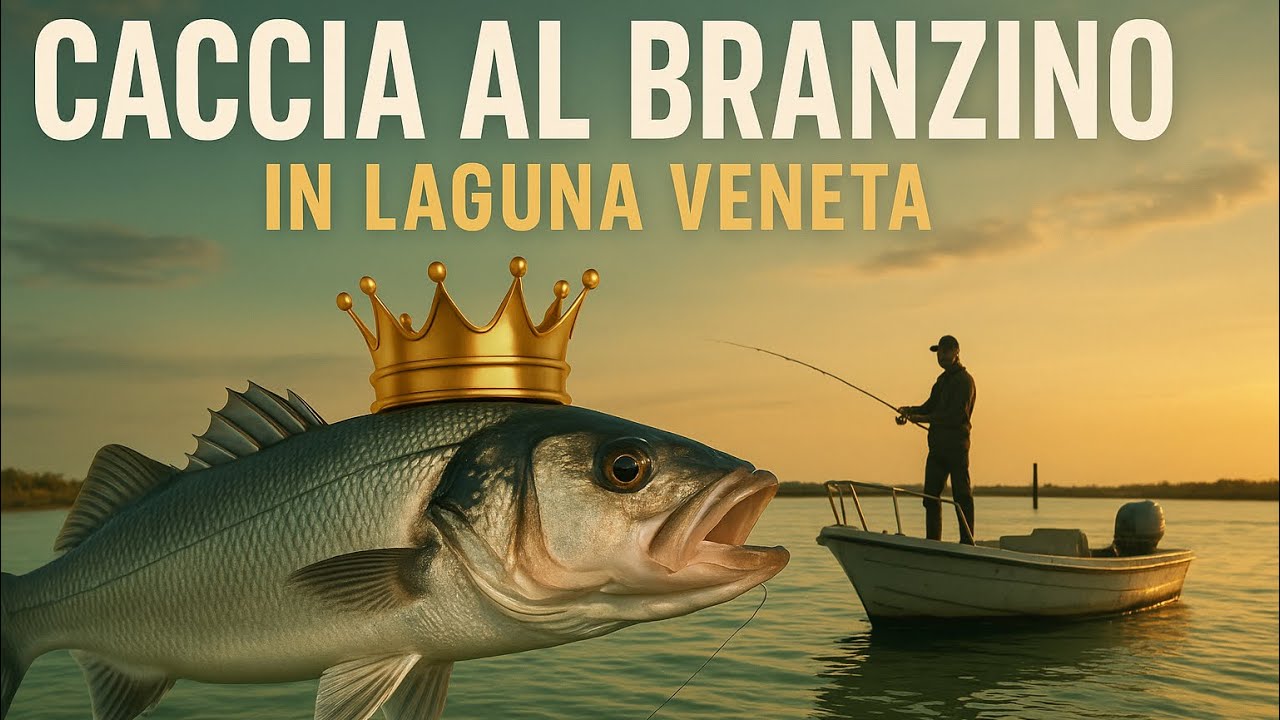 PESCA AL BRANZINO in LAGUNA VENETA🎣DUE GIORNI di AVVENTURA tra Esche, Cannolicchi e CENA FINALE!