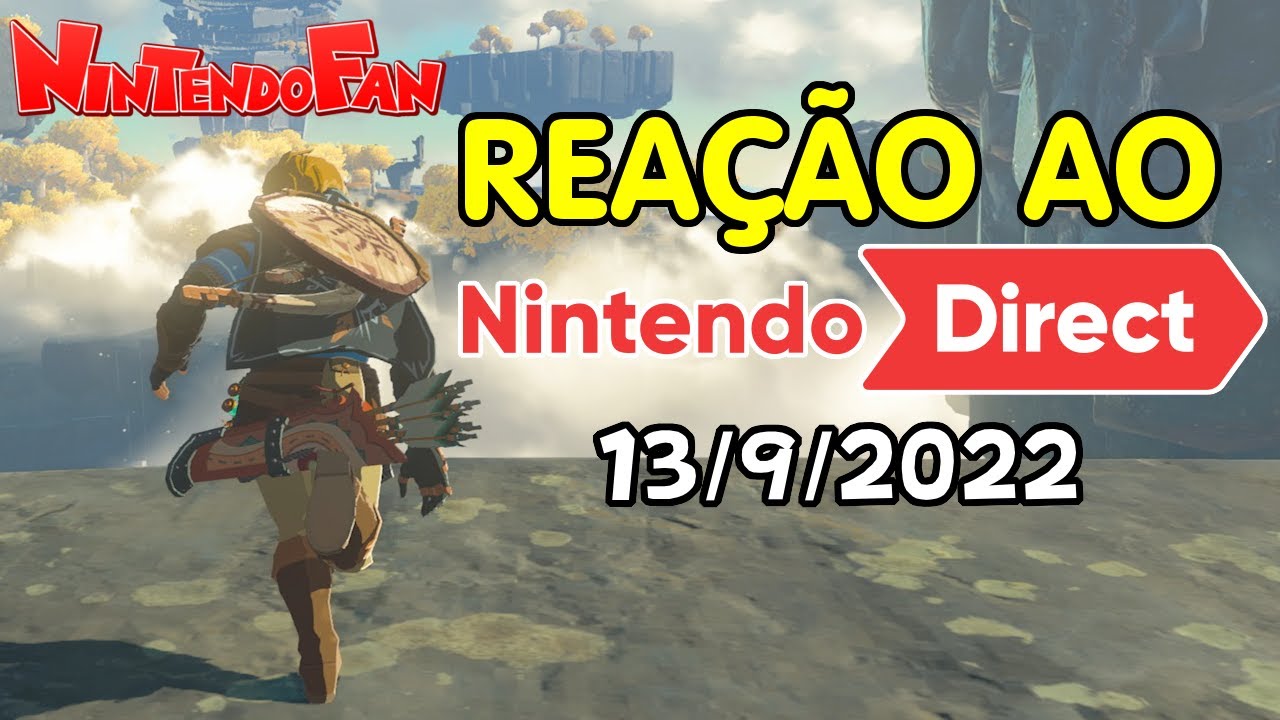 Reação ao Nintendo Direct de 13/9/2022 (Zelda Tears of the Kingdom, Pikmin 4, Kirby e Mais)