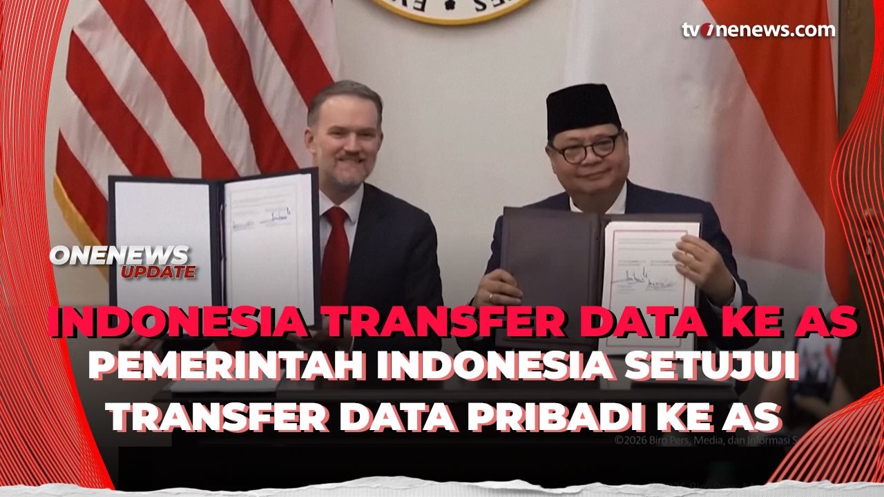 Kontroversi Data Digital, Indonesia Setujui Transfer Data ke AS | OneNews Update
