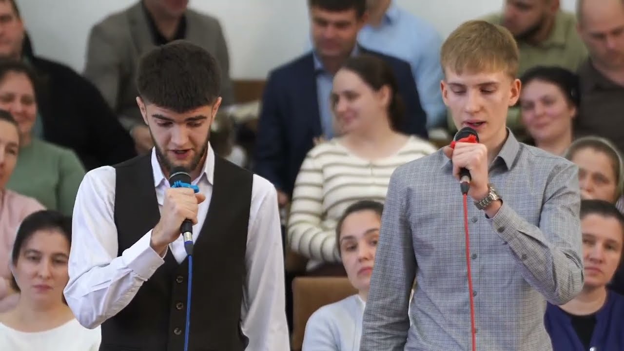 За потоком Кедрон тихий сад - поют Нейман Адам и Маскалец Никита