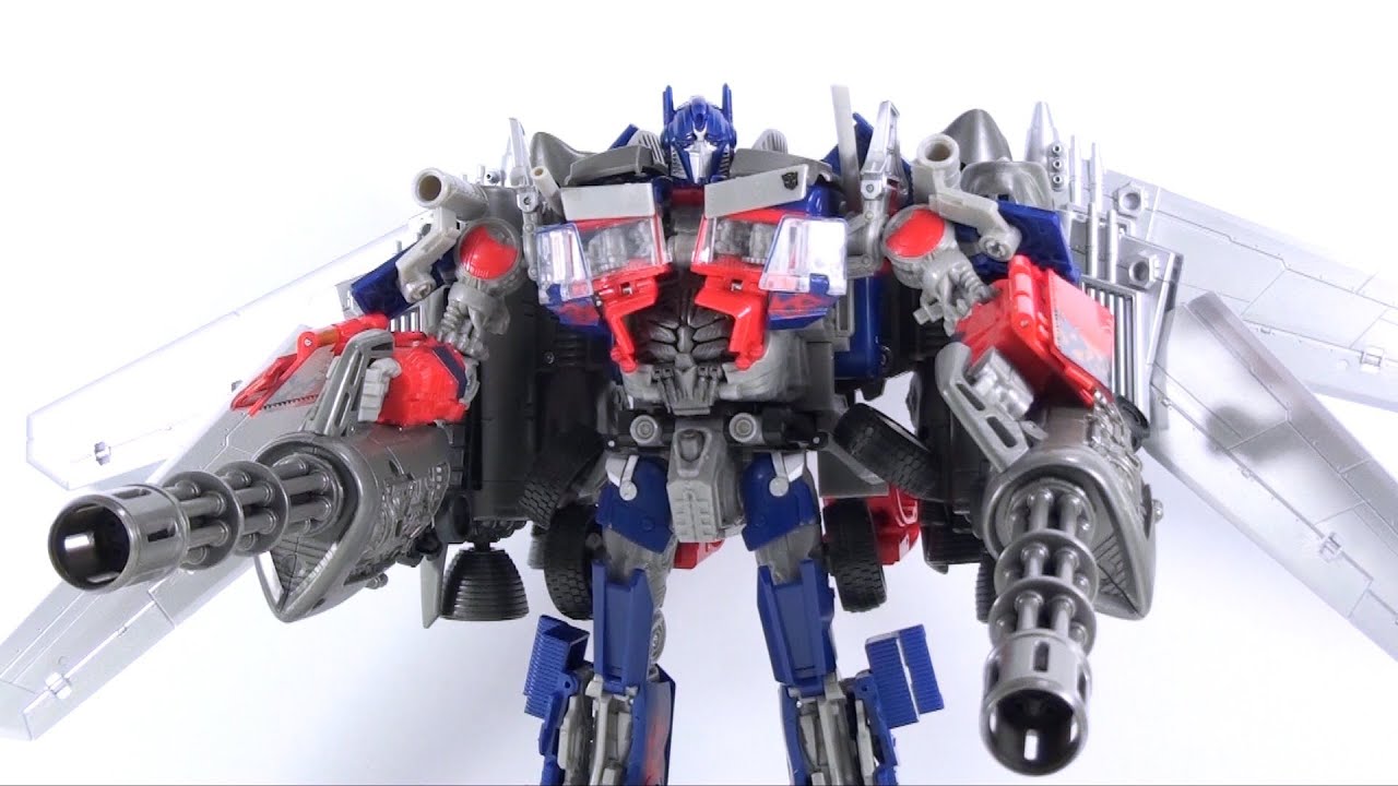 Video Review of the Transformers 3 Dark of the Moon; Takara/Tomy DA15 Jetwing Optimus Prime