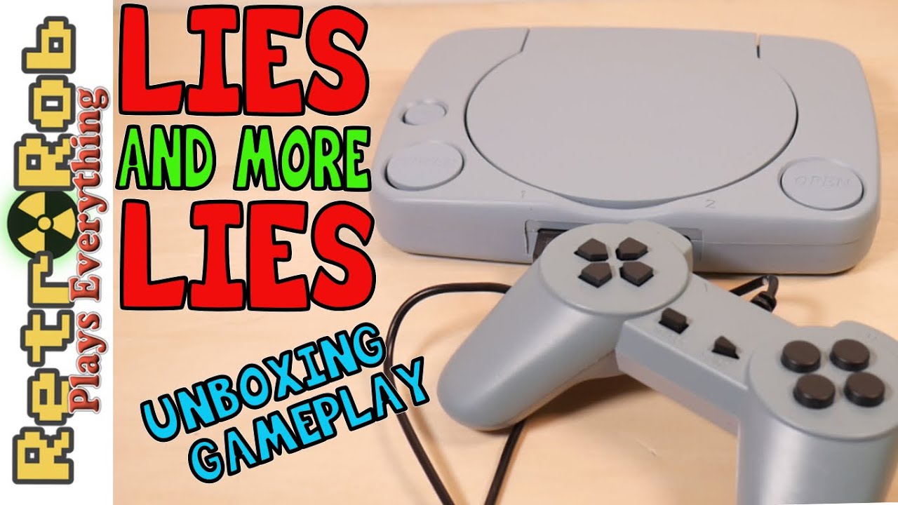 Fake Playstation Famiclone Unboxing, Gameplay  and Thoughts: The Super 8-Bit!