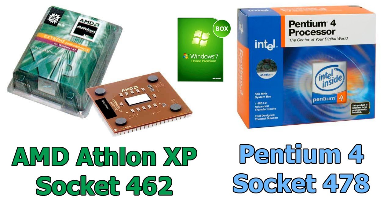 AMD Athlon XP против Intel Pentium 4