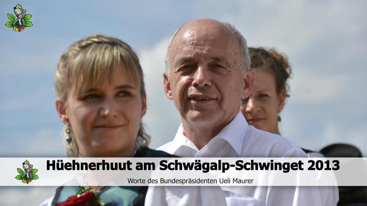 Schwägalp-Schwinget 2013; Bundespräsisident Ueli Maurer begeistert Tausende Zuschauer