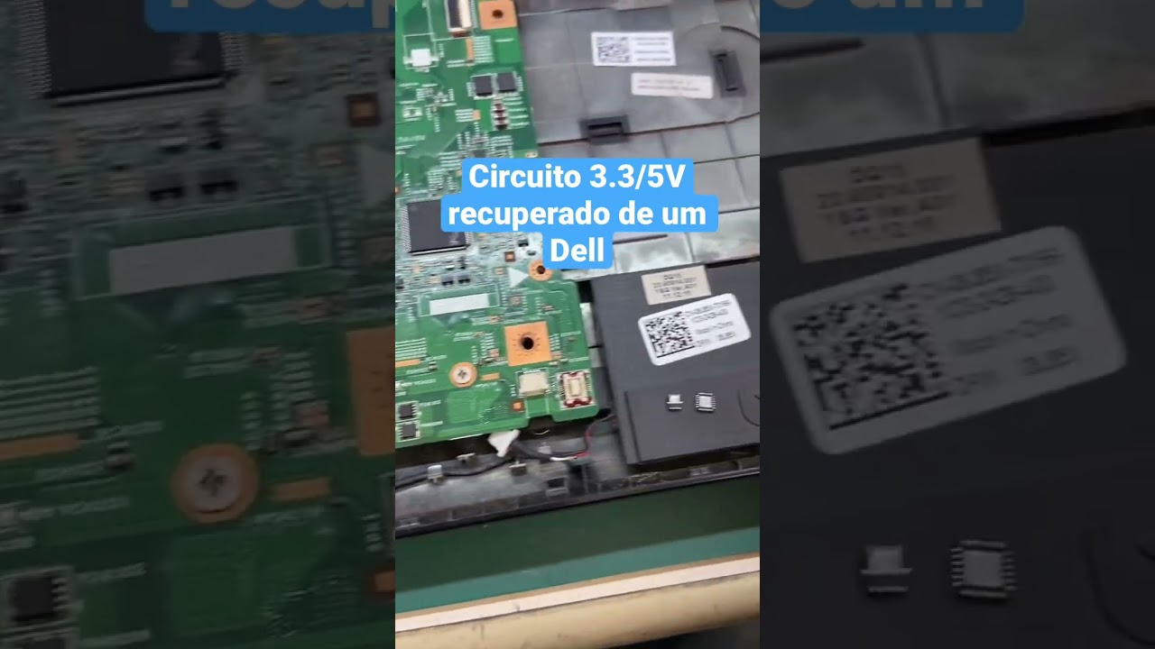 Dell recuperado de curto na placa m&atilde;e | Seu Notebook #conserto #repairing #laptoprepair #laptop