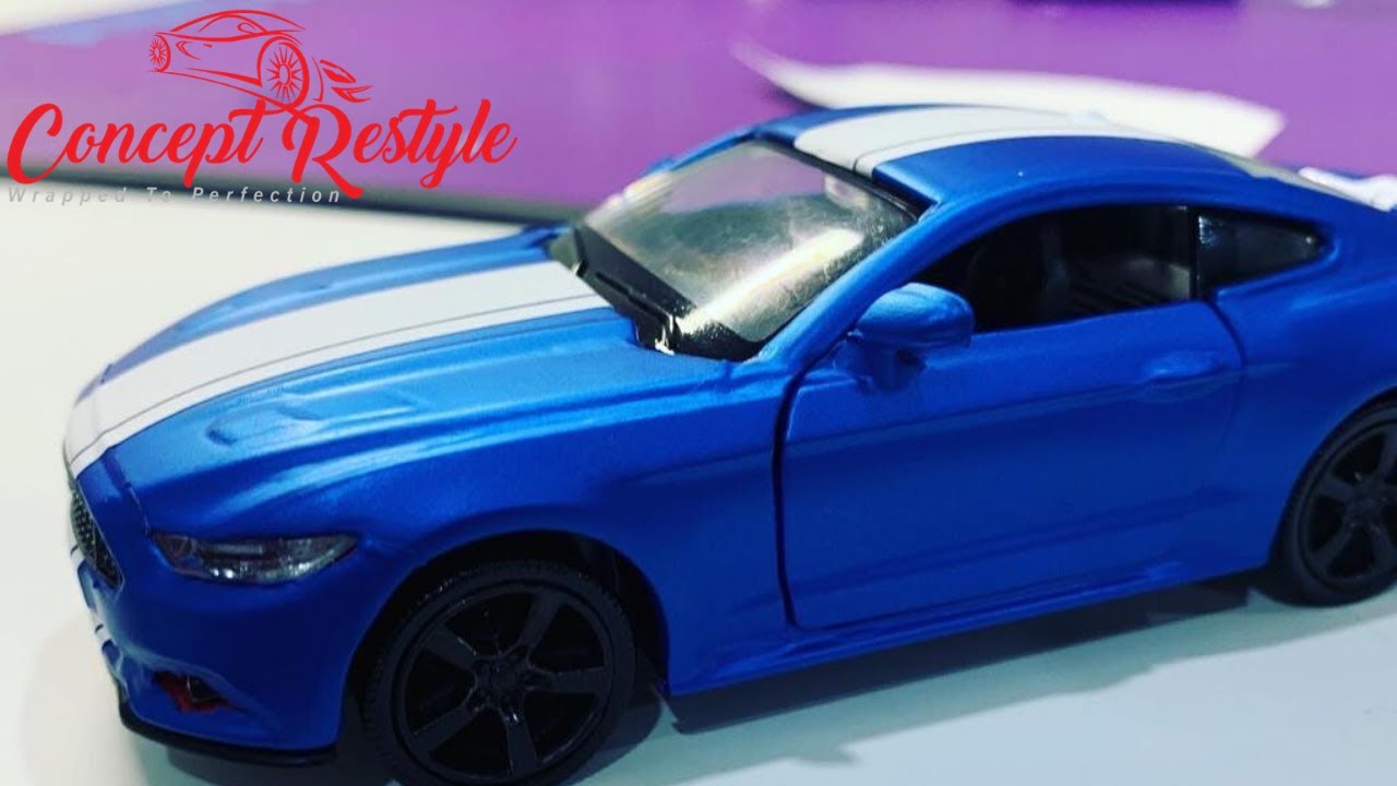 Ford Mustang GT Transformation!! Full Wrap Diecast Model Car Avery Dennison Vinyl