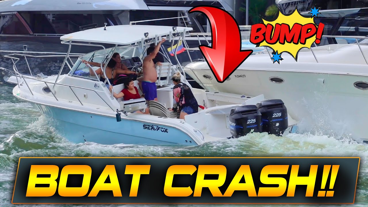 Intentional Boat Crash Caught on Camera | Haulover Inlet Boats | Boat Zone