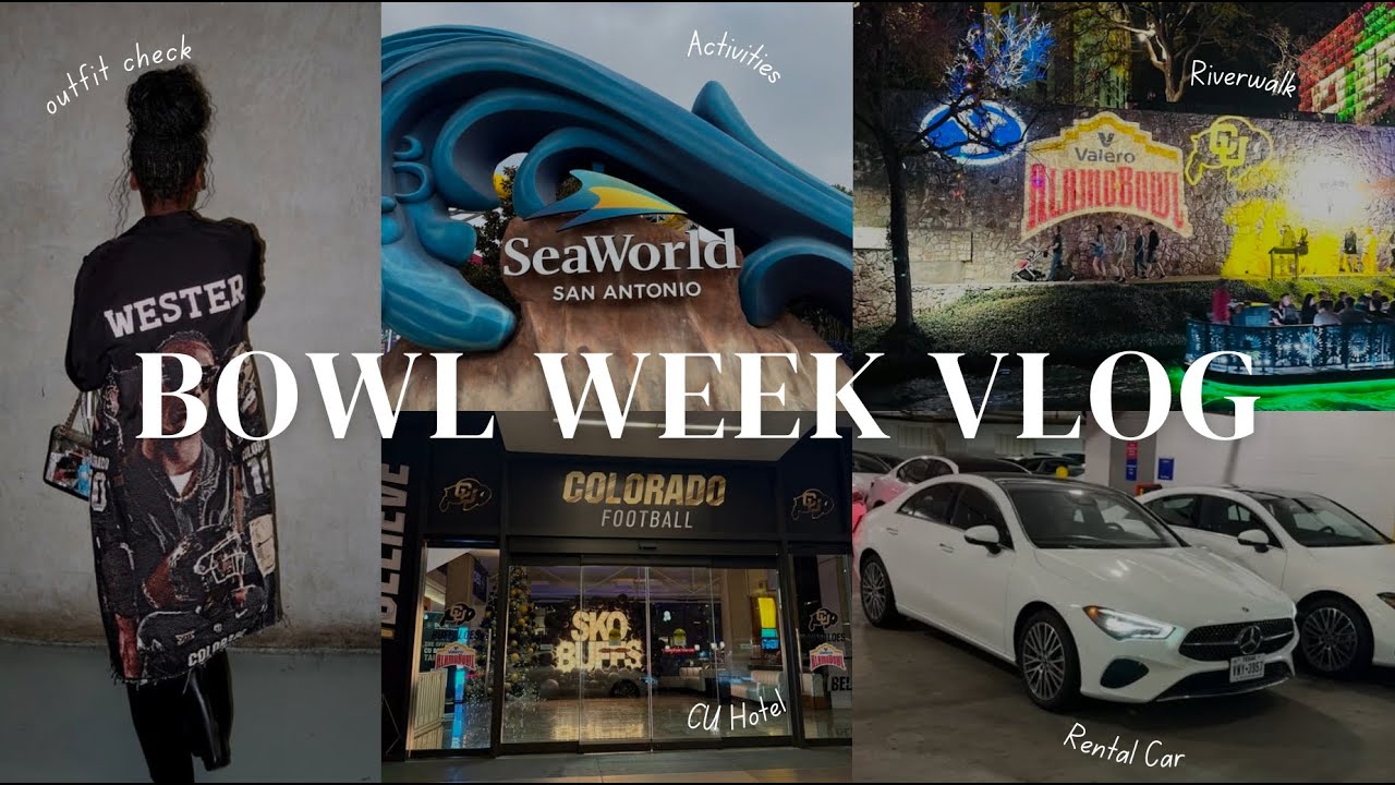 Alamo Bowl Week in San Antonio, TX | CU Football Parade | Weekly Vlog !!!!!