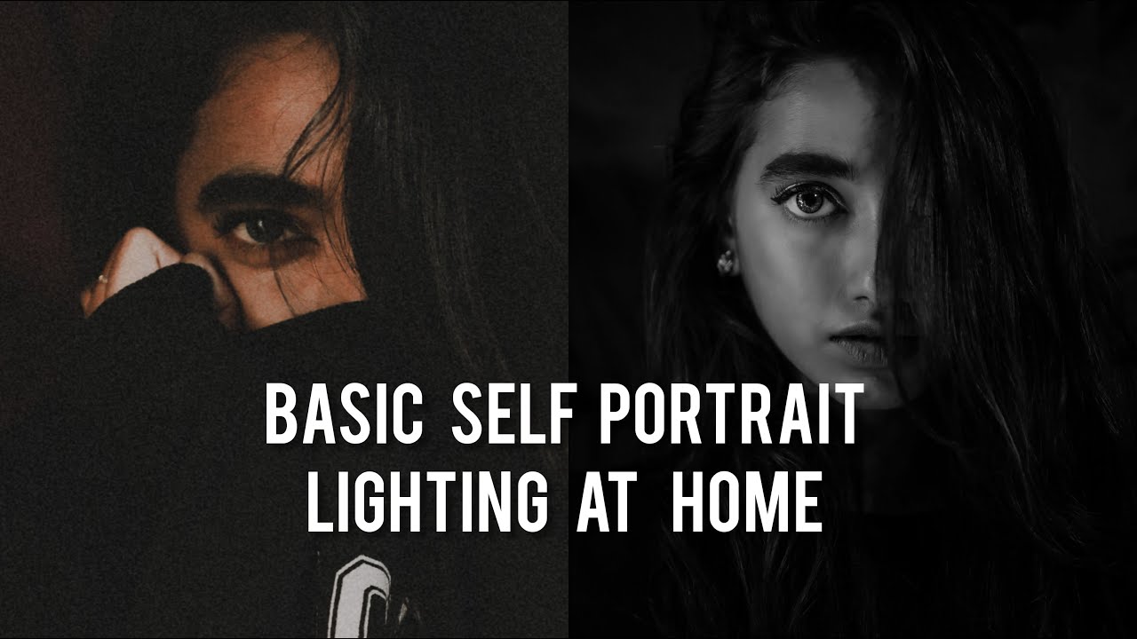 Basic Self Portrait Lighting at home | with simple equips