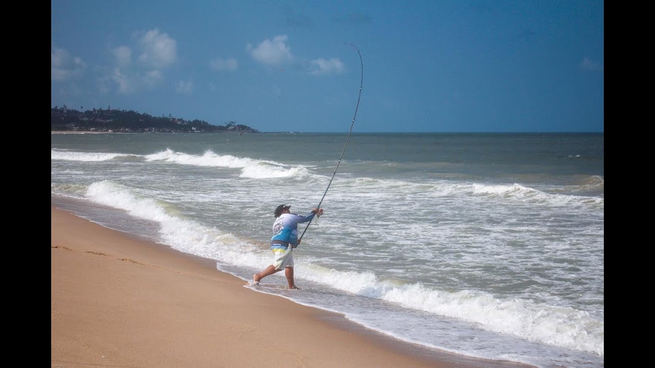 BITELO NA LINHA - PESCA DE PRAIA - PRAIA DE DEL CHIFRE.