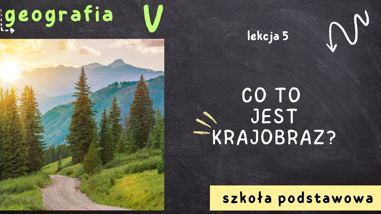Geografia klasa 5 [Lekcja 5 - Co to jest krajobraz]