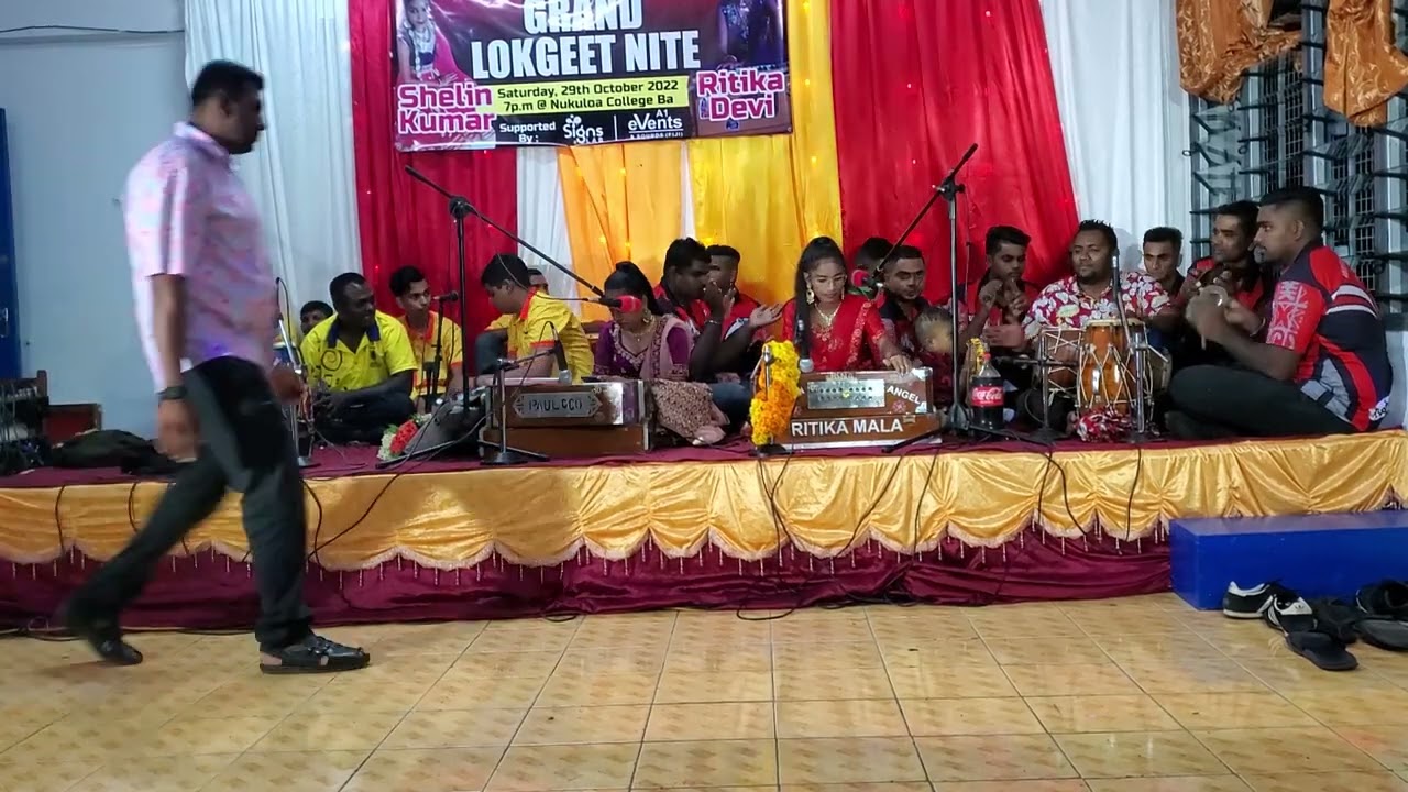Grand Lokgeet Nite by Shelin Kumar and Ritika Devi at Nukuloa College, Ba. October 29, 2022.