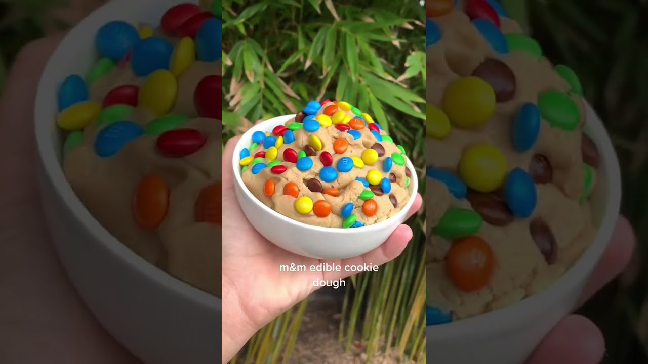 M&M edible Cookie Dough #shorts #youtubeshorts