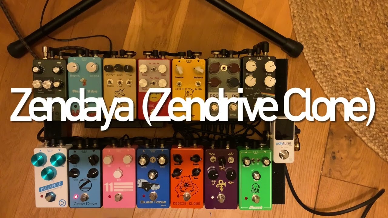 Jeds Peds drive pedal demo: 10 overdrives compared