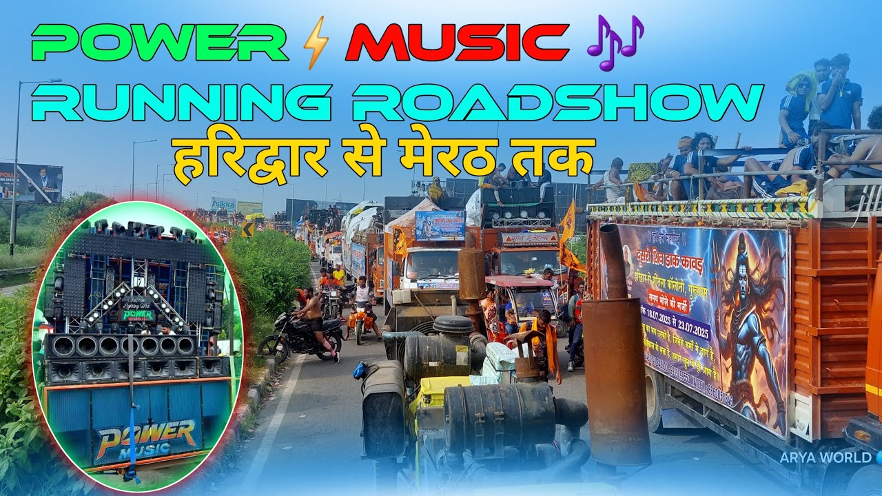 POWER ⚡ MUSIC is 🔴live Haridwar to Meerut.
