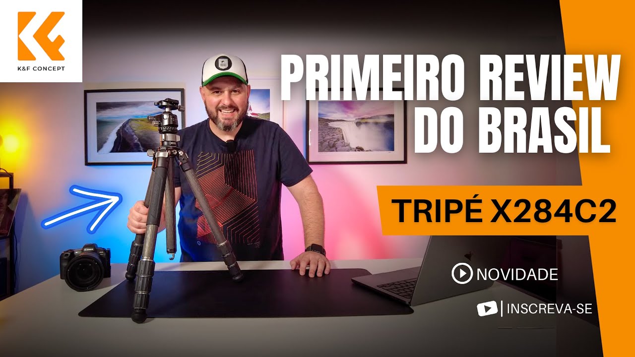 O Primeiro Review No Brasil Do NOVO TRIPE Da K&F Concept - Modelo X284C2