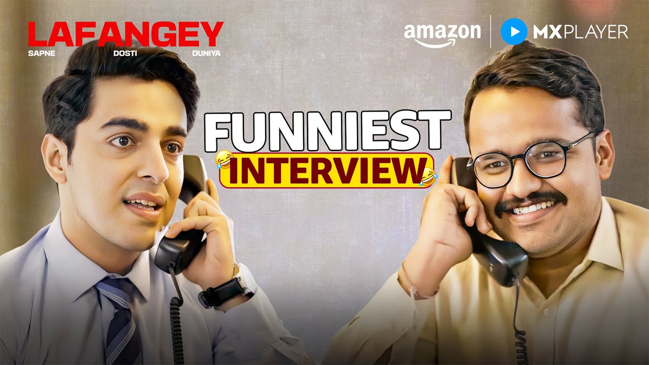Gagan Arora फँस गया Interview में 😂 | Lafangey | Barkha Singh, Harsh Beniwal | Amazon MX Player