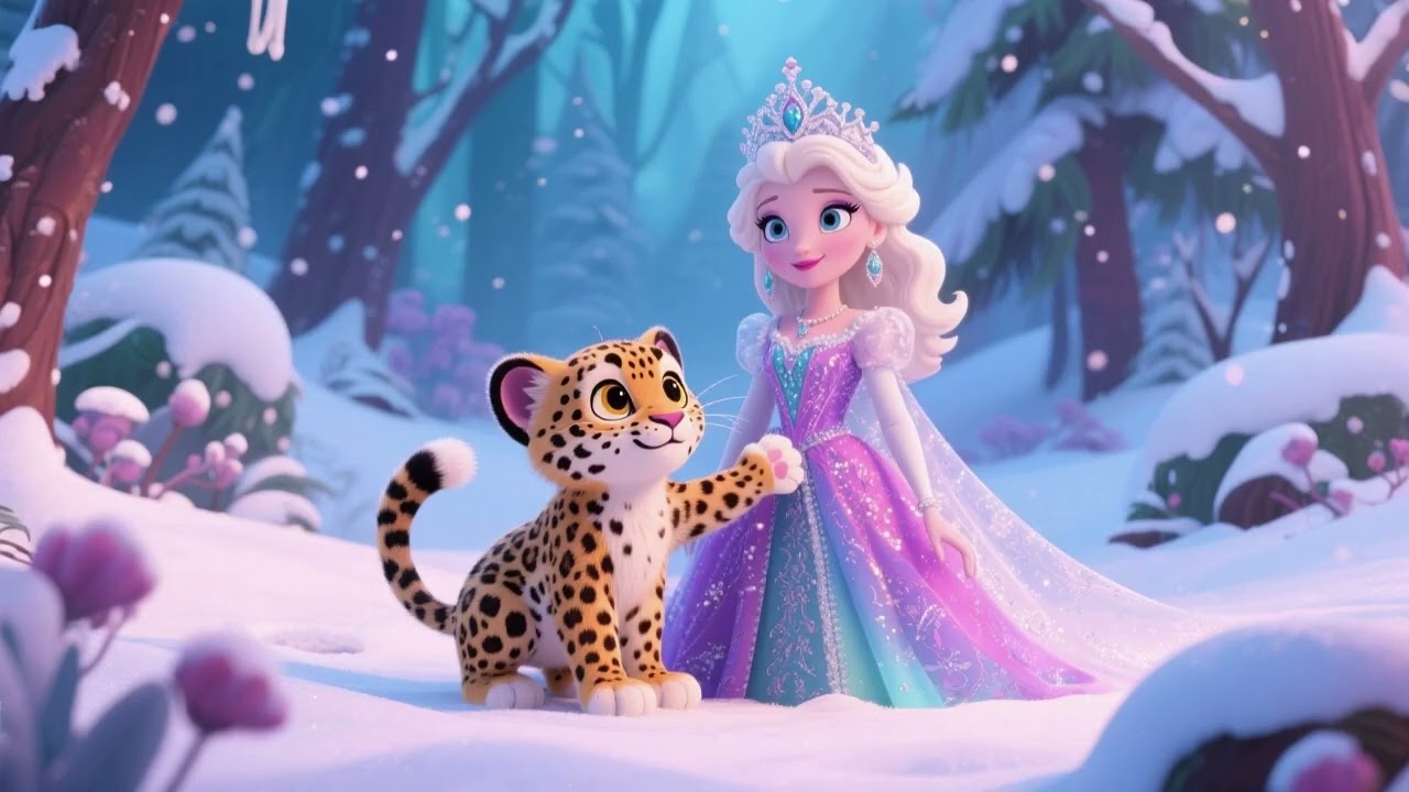 ❄️🐆 Волшебные моменты каждый день – Часть 2! Снежное приключение Эльзы и малыша Гепарда 🌟💖