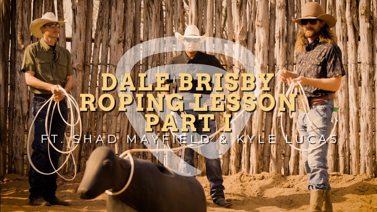 DALE BRISBY LEARNS CALF ROPING! (again) - Ft. Shad Mayfield & Kyle Lucas 🔥