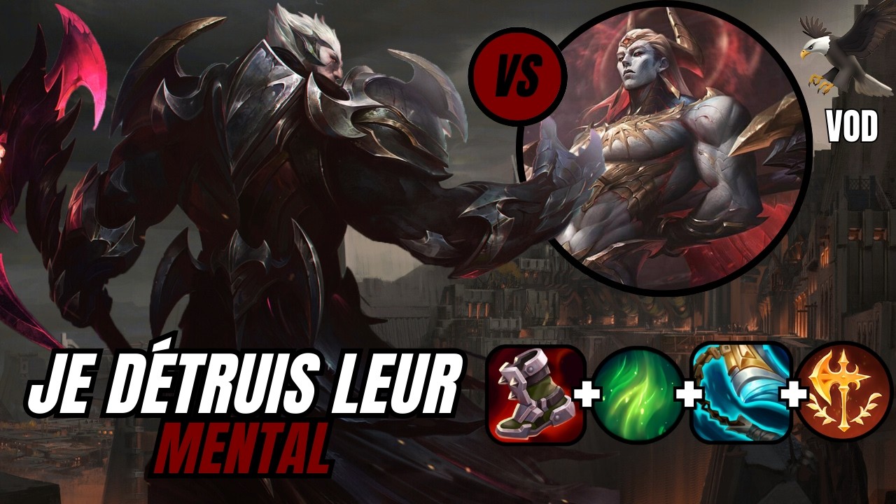 JE DETRUIS LEUR MENTAL !! - SoloQ Master - Darius vs Zaahen