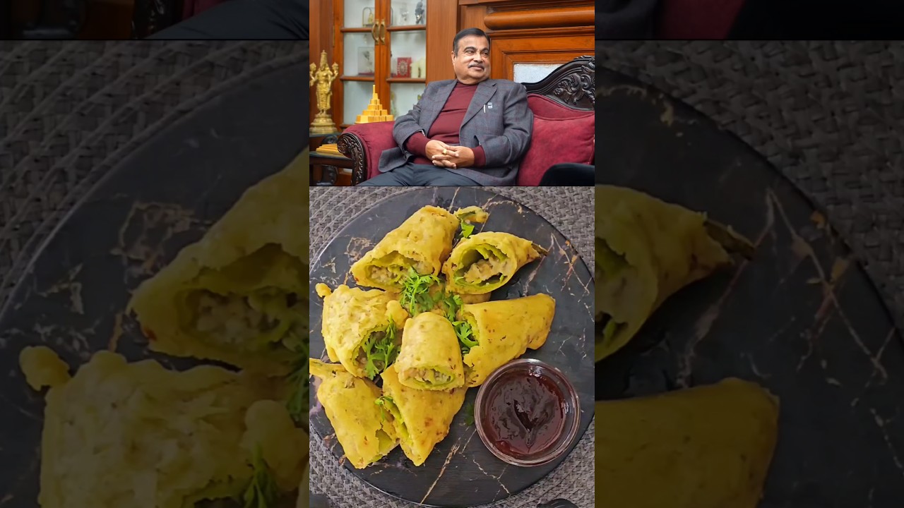 Nitin Gadkari&rsquo;s Love for Pakodas #food #foodie #trending #shorts