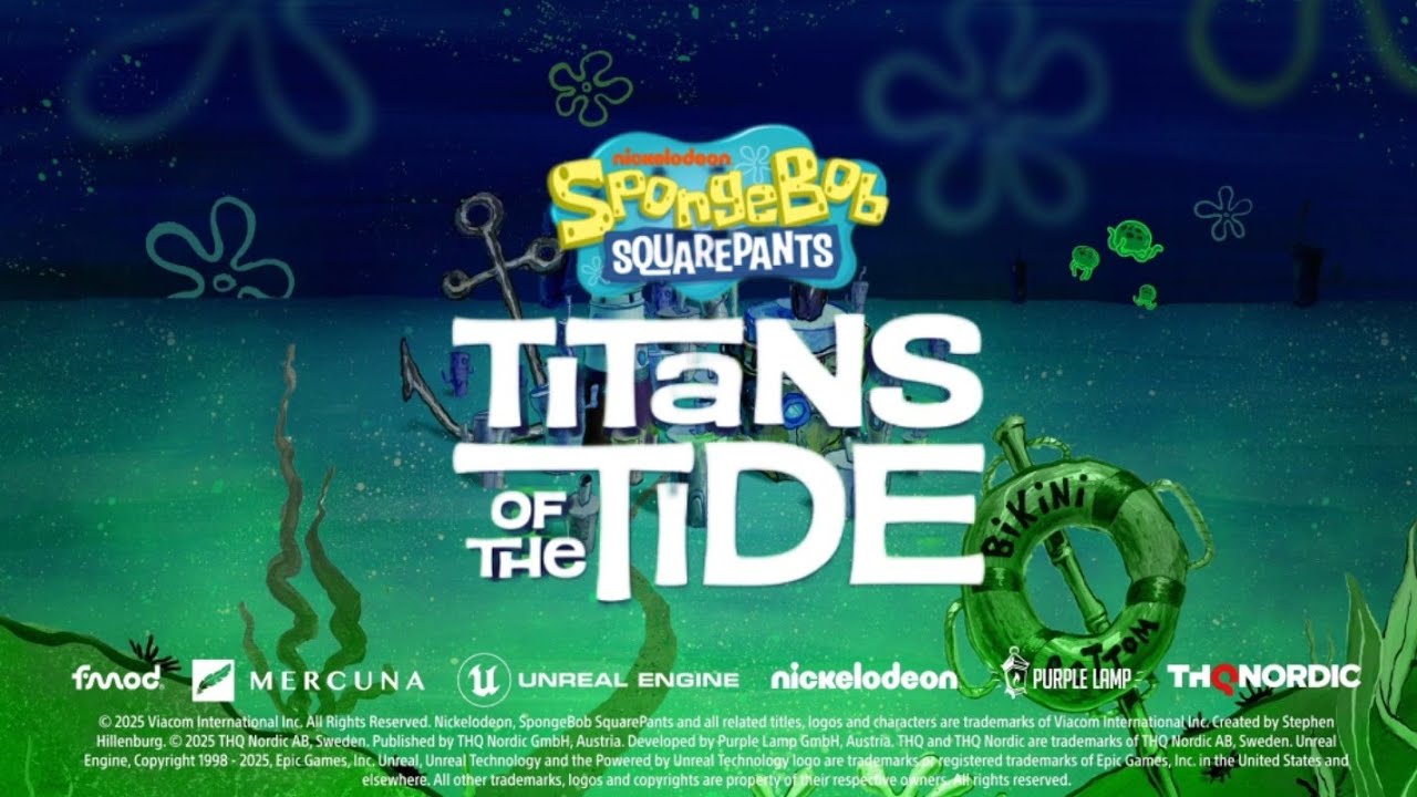 SpongeBob SquarePants: Titans of the Tide Xbox Series X First 25 Minutes 