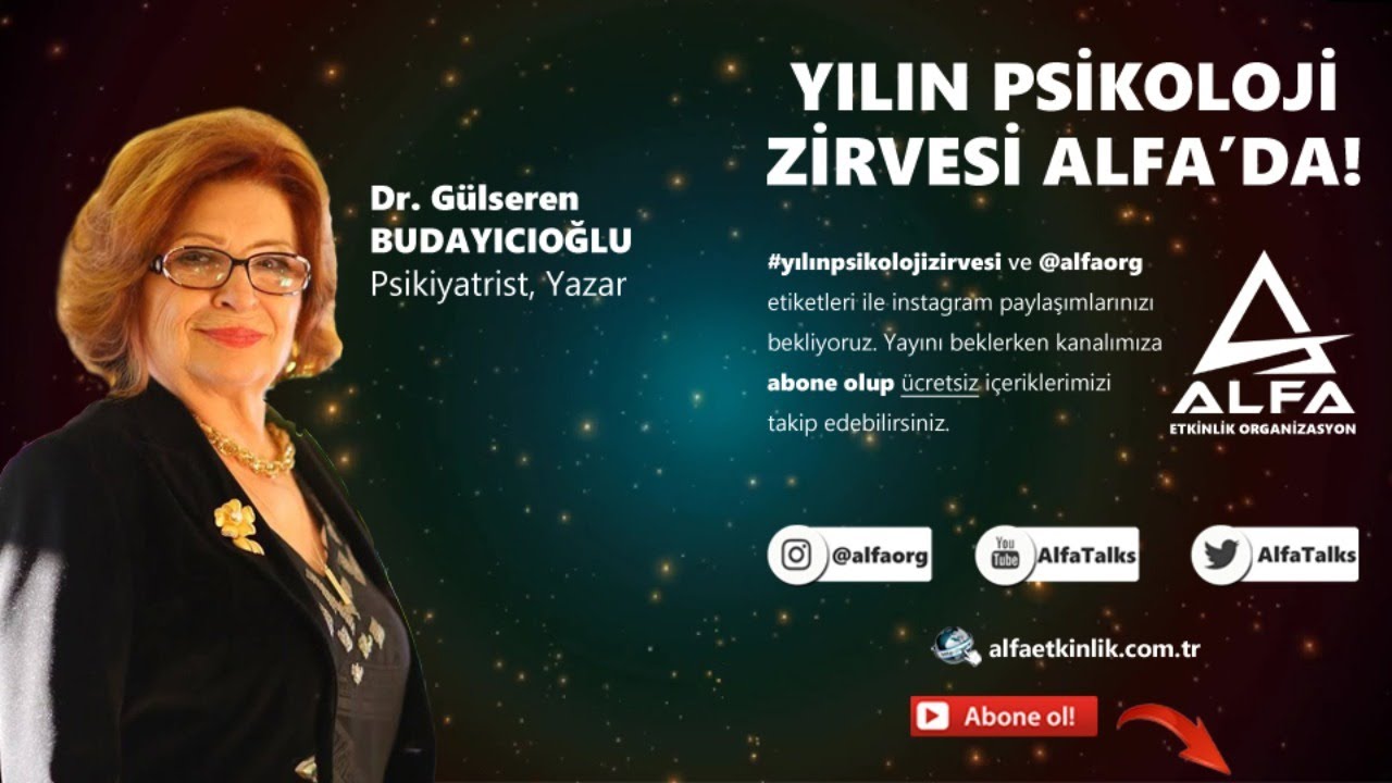 Dr. Gülseren BUDAYICIOĞLU / Ölümcül Hastalıkların Oluşmasında Kişiliğimizin Rolü