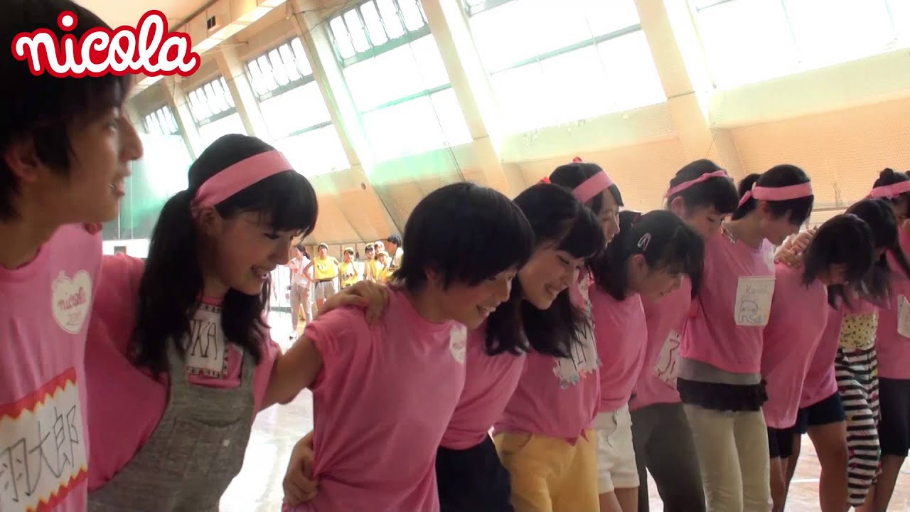 ニコラ2015年10月号「瞬間、胸キュン♥ ニコラ体育祭2015」の撮影に密着♯１　永野芽郁・清原果耶・香音・久間田琳加・駒井蓮