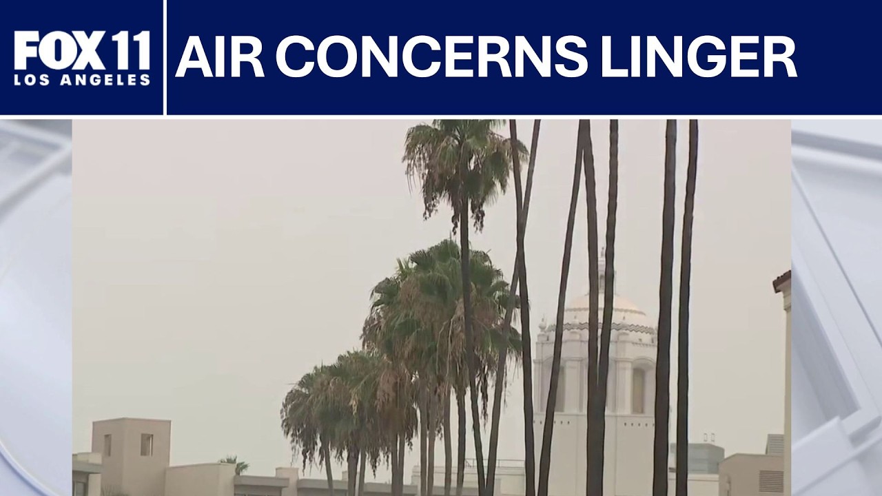 Smoky air across Los Angeles after Boyle Heights fire