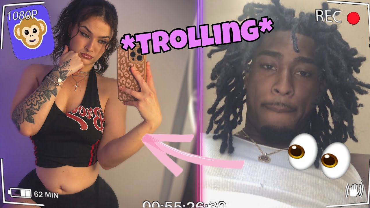 TROLLING on the MONKEY APP to get their reactions| VIRAL MONKEY APP TRENDS INSANE REACTIONS