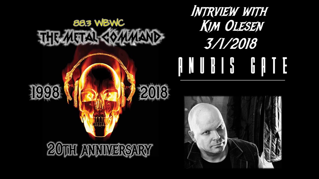 Interview with Kim Olesen of Anubis Gate - 3-1-2018