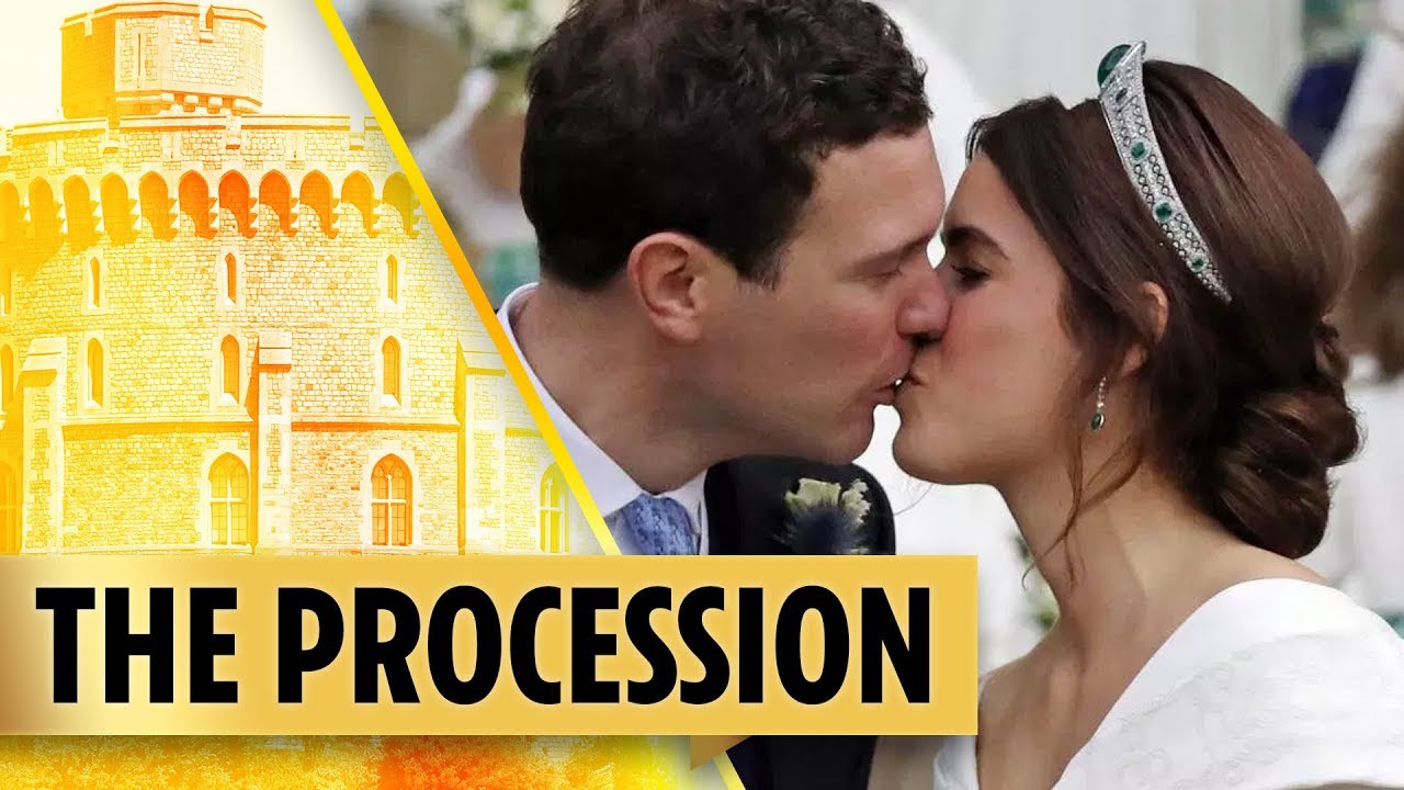 The Procession at Princess Eugenie's Royal Wedding
