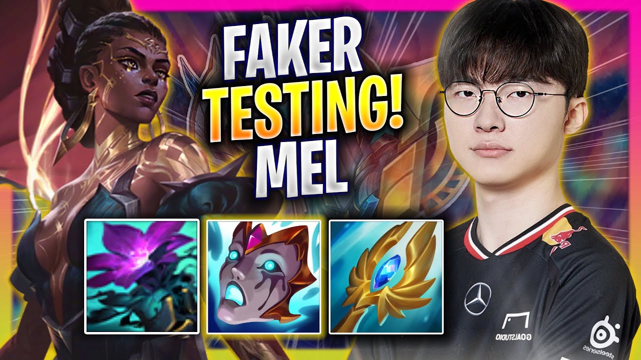 FAKER TESTING MEL MID IN KOREA SOLOQ! - T1 Faker Plays Mel MID vs Zoe! | Season 2025
