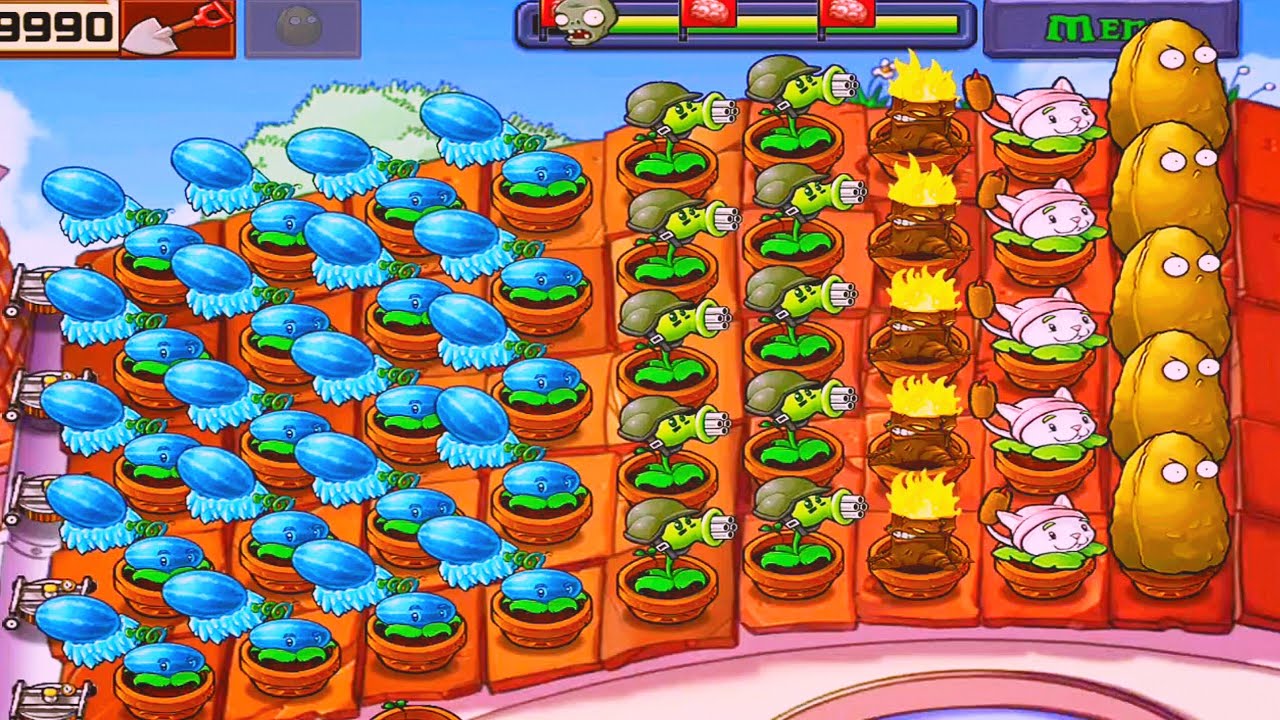 Plants Vs Zombies | Mini Games | Pogo Party & ZomBotany 2 Completed Gameplay Full HD 1080p 60fps