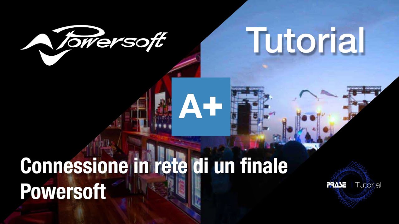 Tutorial Powersoft Armonia + - Connessione in rete di un finale