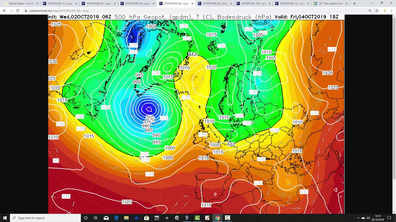 Five Day Weather Forecast: 2nd To 7th October 2019