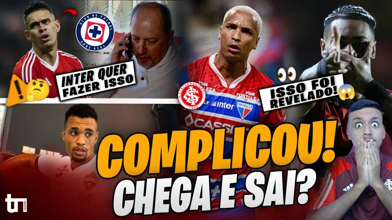 🔴⚪️ COMPLICOU! INTER QUER FAZER ISSO com BORRÉ! e NOVELA POR CENTROAVANTE RESERVA GANHA NOVIDADE!