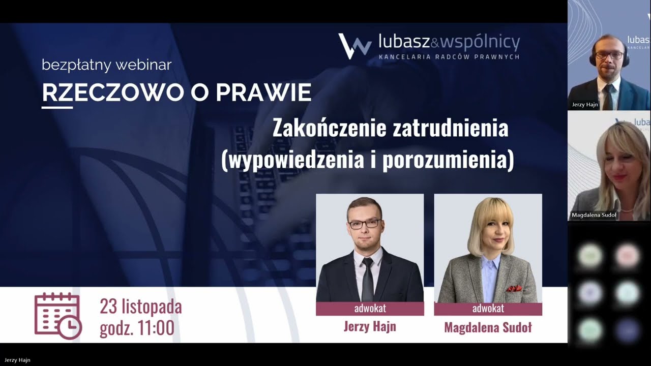Zakończenie zatrudnienia (wypowiedzenia i porozumienia)