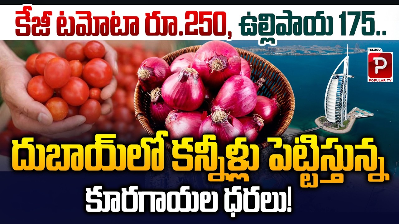 Skyrocketing Vegetable Prices in Dubai Tomatoes at ₹250, Onions at ₹175 | IRAN War | Popular TV